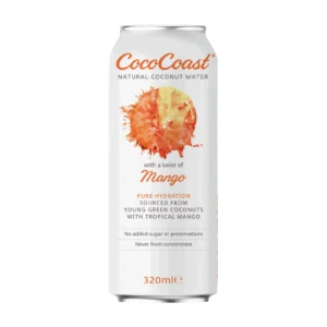 CocoCoast Natural Coconut Water Mango 320ml