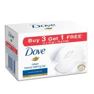 Dove Cream Beauty Bathng Soap 75 G Pk3