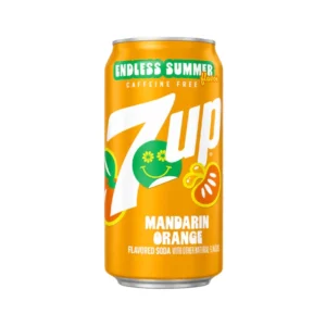 7-UP Caffeine Free Mandarin Orange Endless Summer flavor 355ml