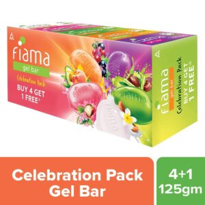 Fiama Gel Bathing Soap Celebration Pack 125 G Pk5 (4 + 1)