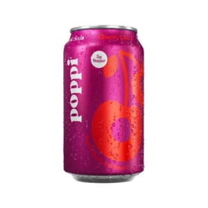 Poppi Prebiotic Soda Cherry Cola flavor 355ml